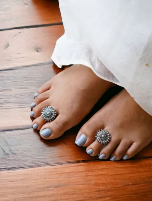 Silver Plated Toe Ring