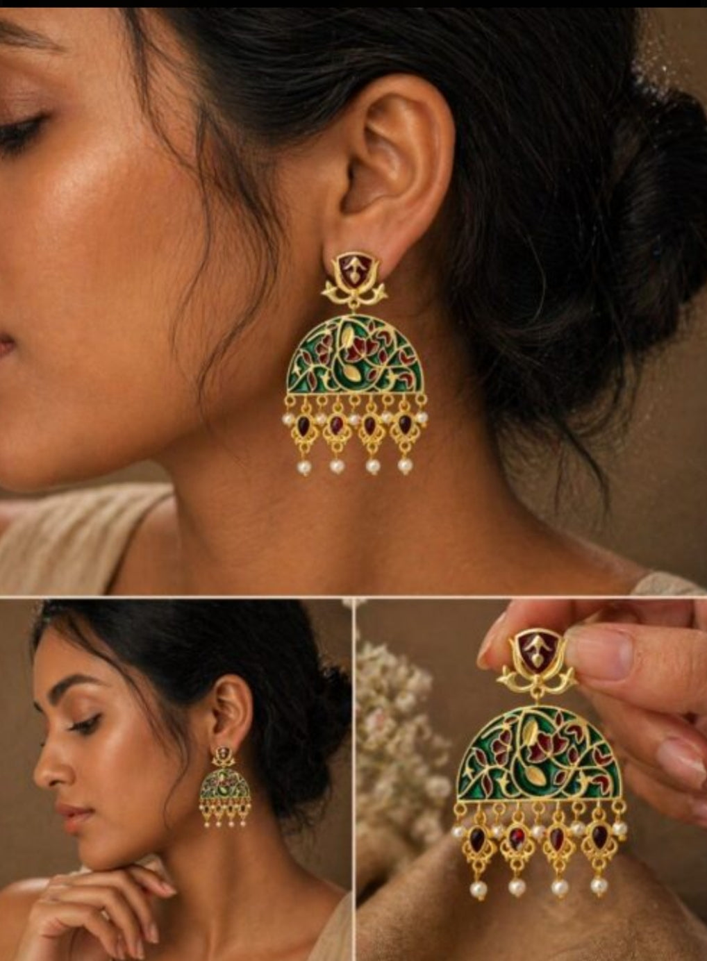 Meena Kari Traditional Earring