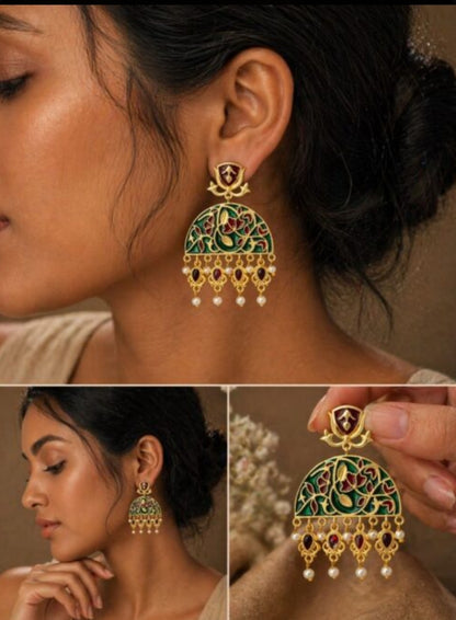 Meena Kari Traditional Earring